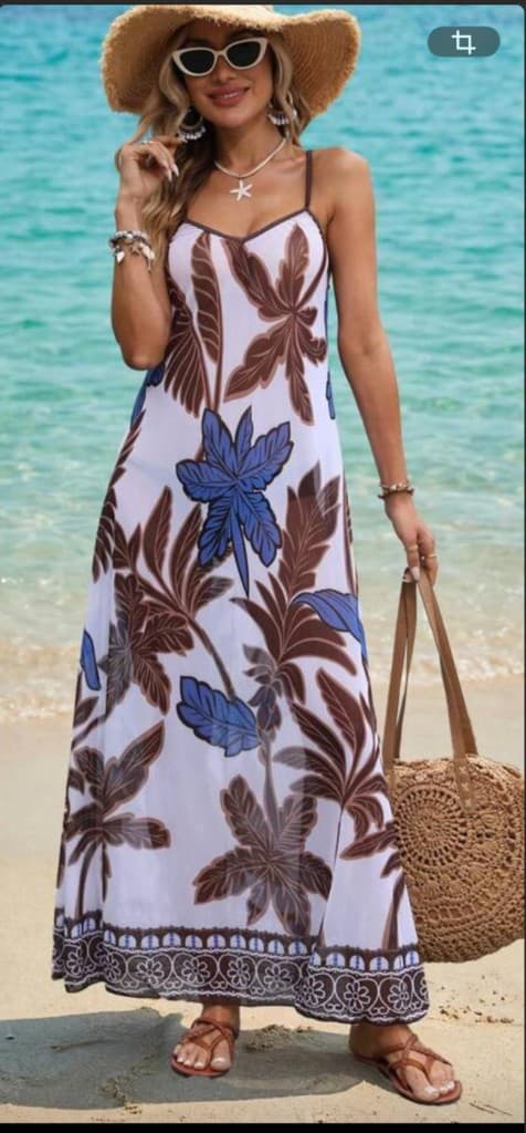 Tropical Maxi Dress